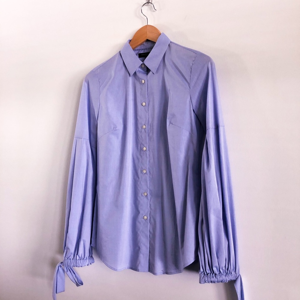 Balloon Sleeve Button Down - image 1